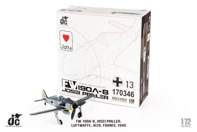 1/72 Fw 190A-8 戰鬥機，德國空軍 JG26 聯隊，法國，1945年