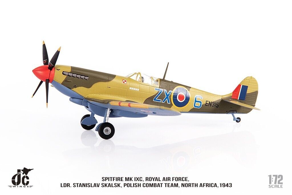 1/72 噴火式 Mk IXc 戰鬥機，斯坦尼斯瓦夫・斯卡爾斯基中校，英國皇家空軍波蘭戰鬥隊，北非，1943年