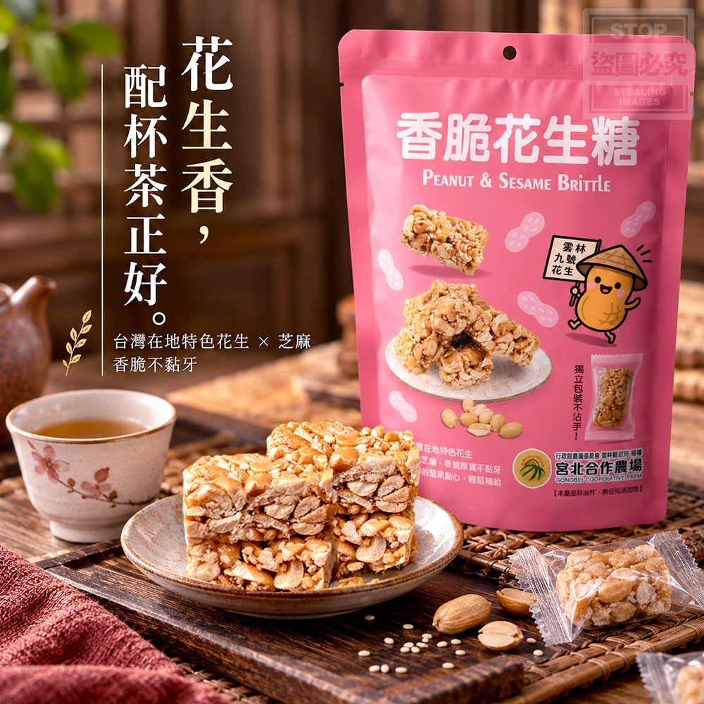 WSBB13082  宮北合作農場｜香脆堅果酥系列（12月上旬）