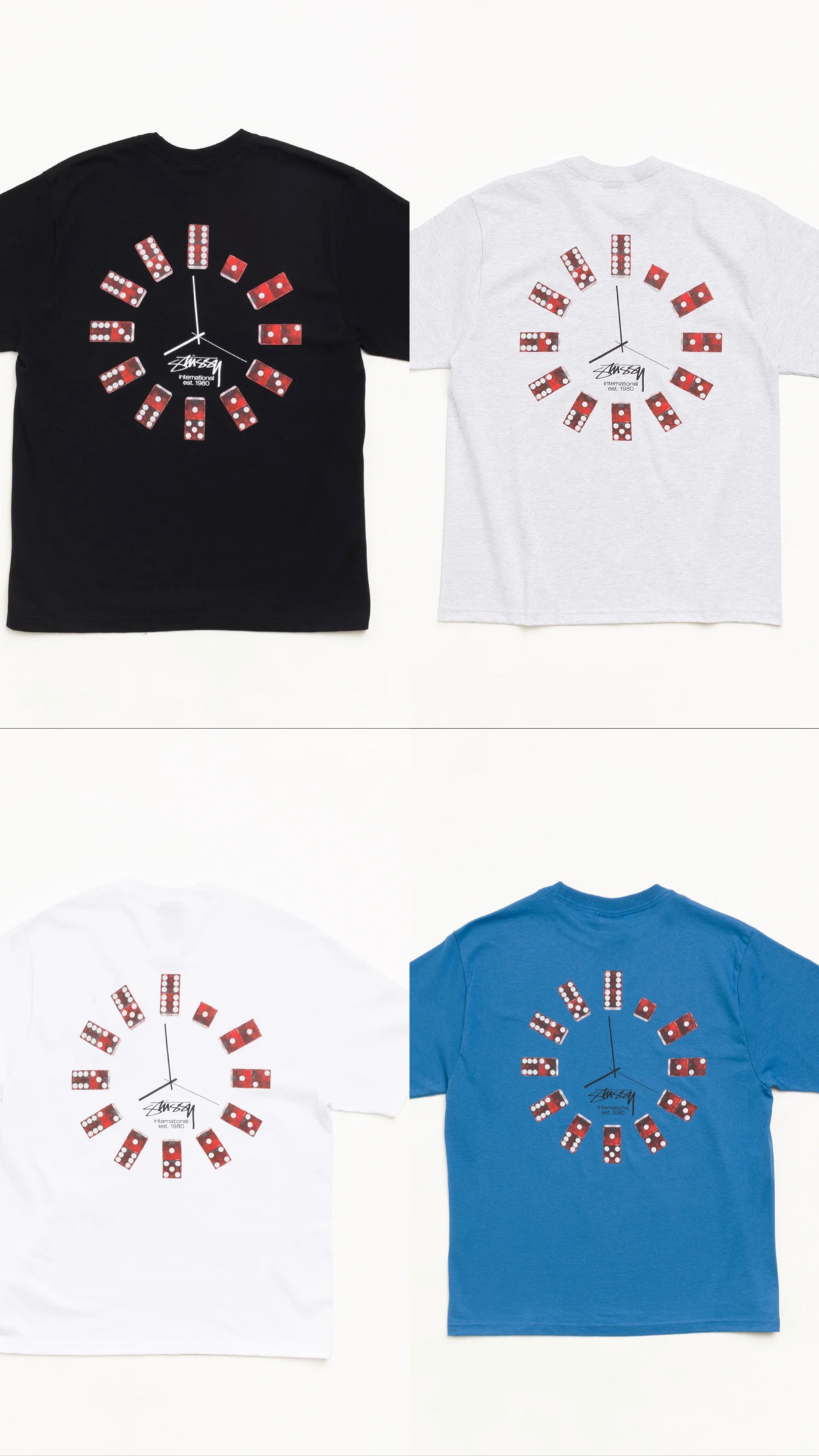 Stussy DICE CLOCK TEE 骰子時鐘 短TEE 1905202