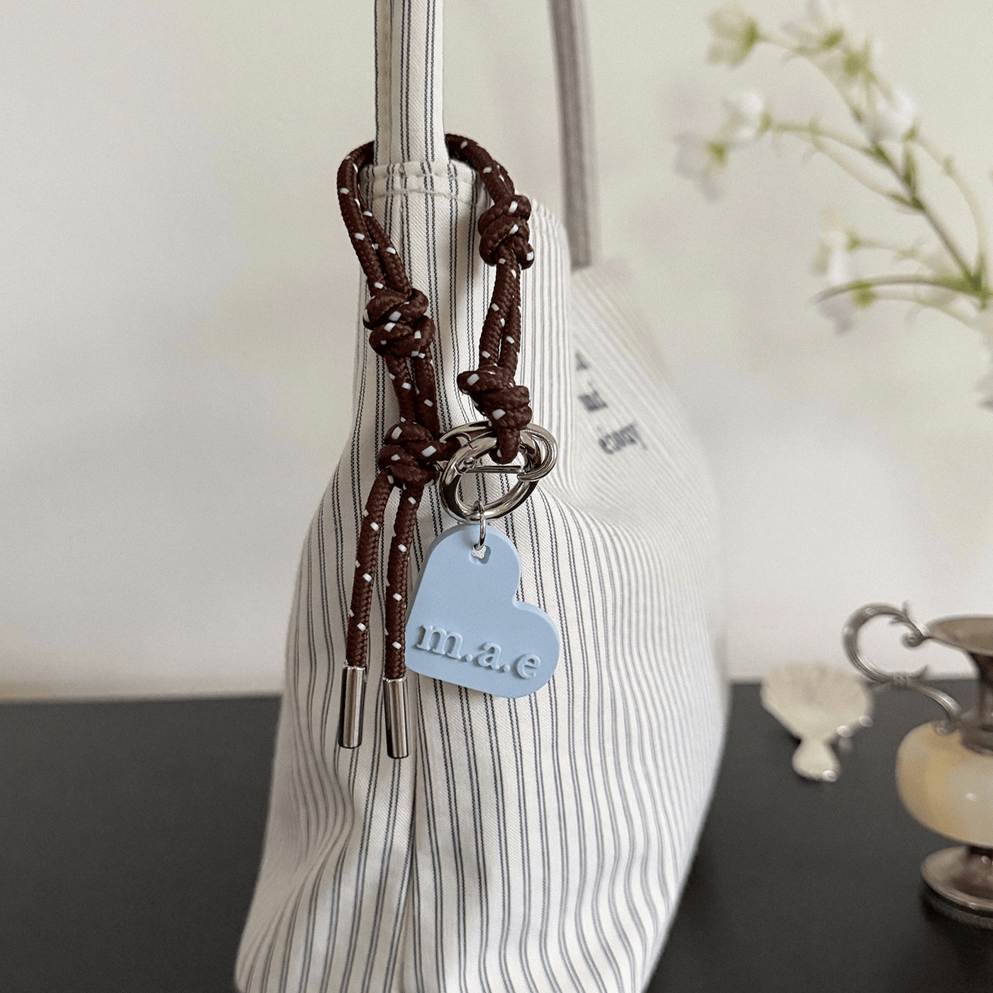 mucu and ebony (m.a.e)｜m.a.e Heart Rope Keyring [7 colors]