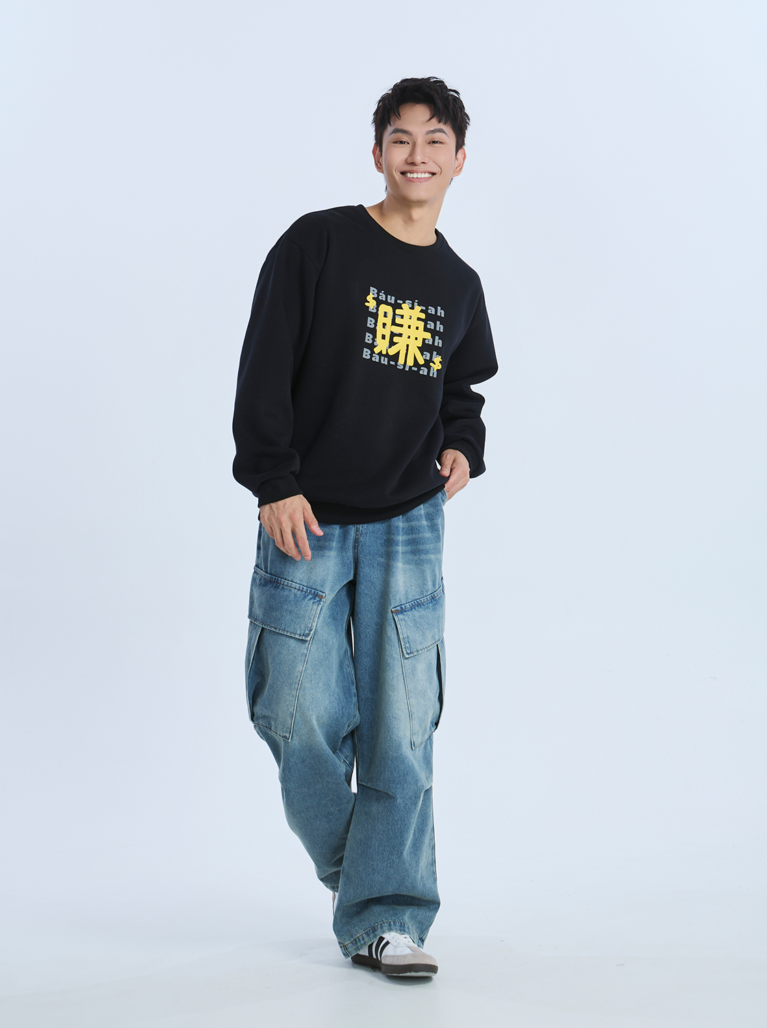 【任2件折100】台式吉語錄發泡印花TEE【親子款】