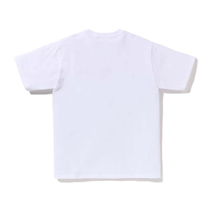 BAPE COLORS BUSY WORKS STA TEE 男版 猿人 短袖 白色 1L30110020-WE [台灣現貨]