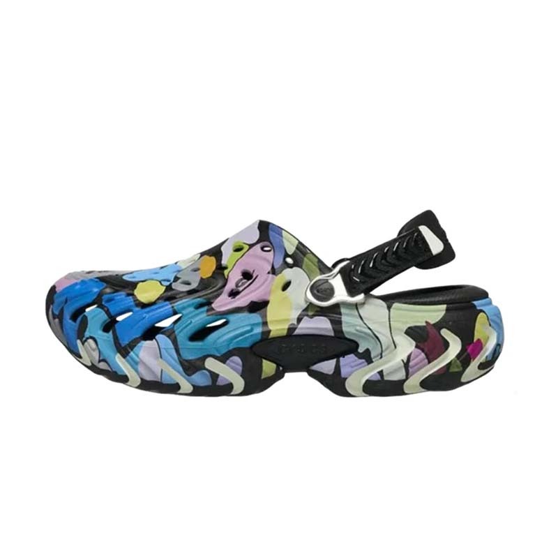 BAPE X CROCS ECHO 2 CLOG 糖果迷彩 洞洞鞋 拖鞋 黑色 212493-001 [台灣現貨]