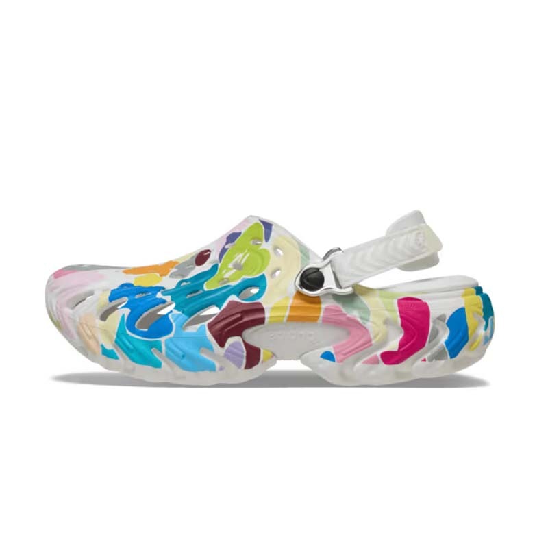 BAPE X CROCS ECHO 2 CLOG 糖果迷彩 洞洞鞋 拖鞋 白色 212493-1BP [台灣現貨]