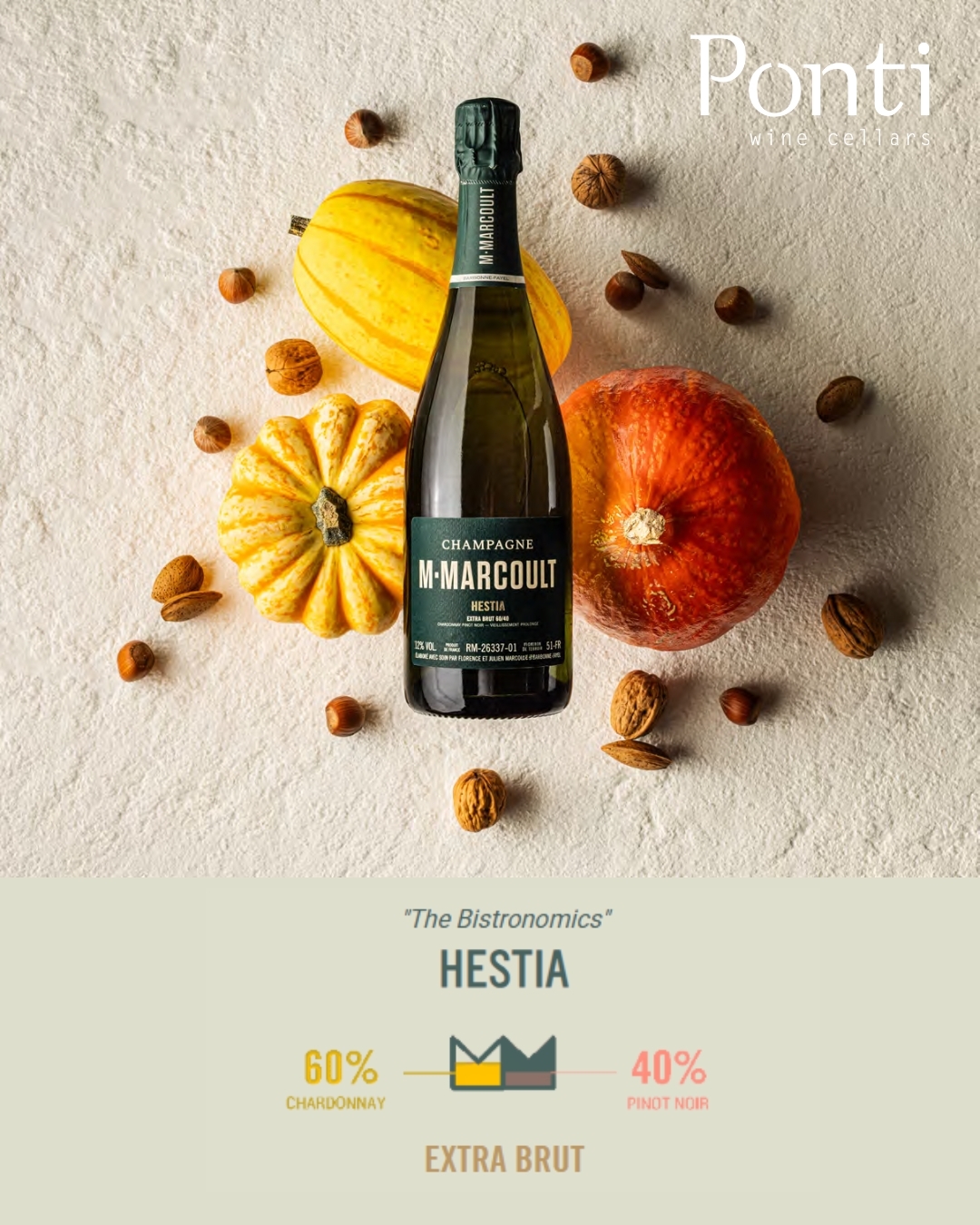 Bottle: Champagne M.Marcoult Hestia Extra Brut