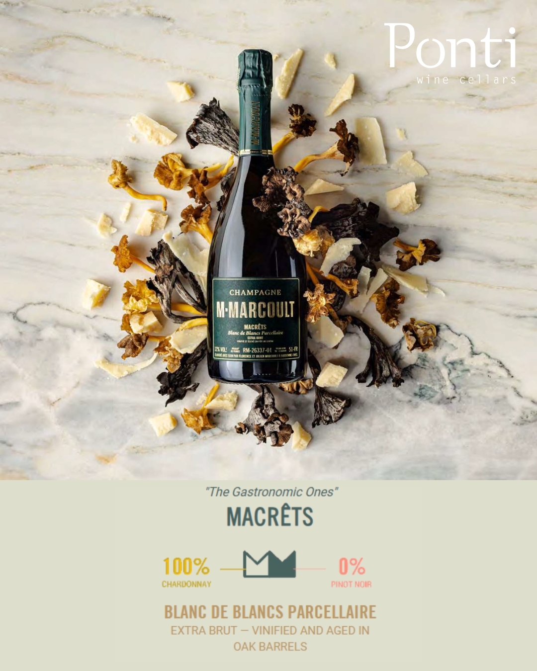 Champagne M.Marcoult Macrets Blanc de Blances Extra Brut
