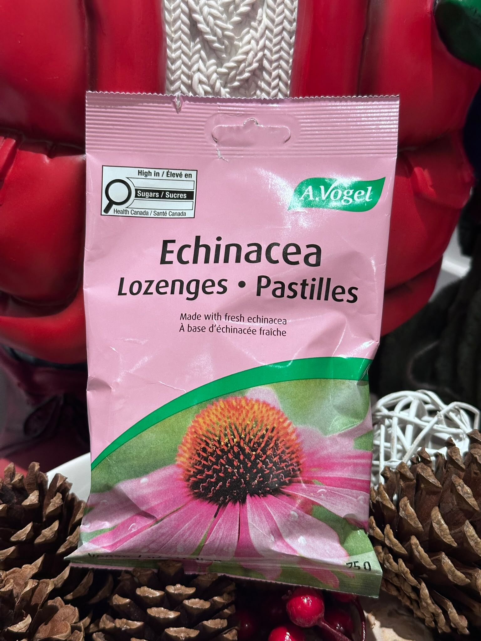 WT03 Avogel 紫錐花喉糖 Echinacea Lozenges 75g **到期日: 約 2028/02