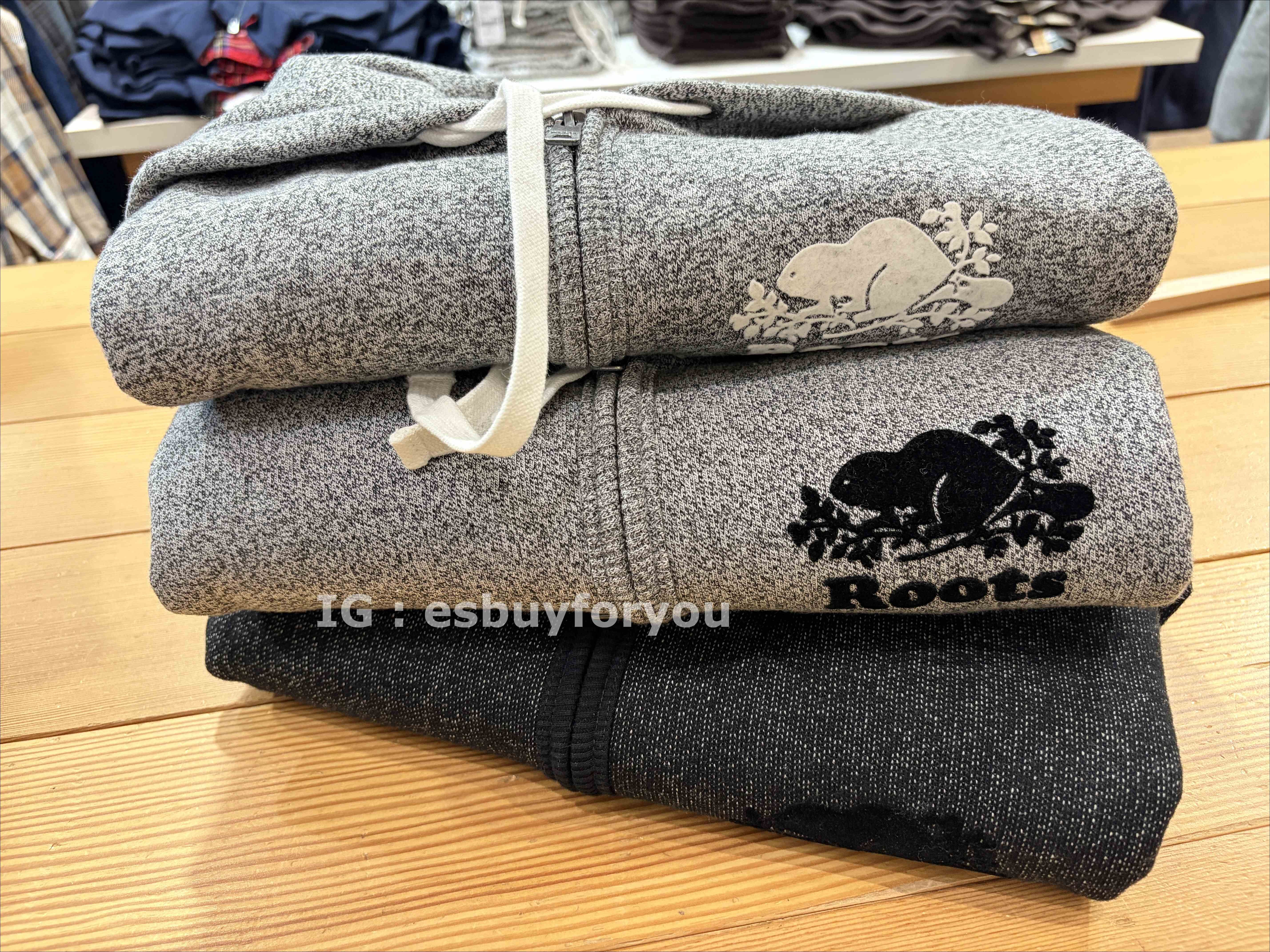 ROOTS 大人(Unisex) 經典款 海狸 刷毛 連帽外套 (4色)