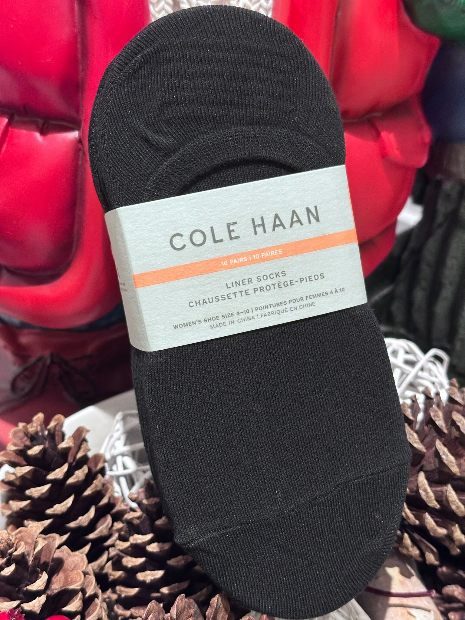 WT04 Cole Haan 女裝船襪  (黑色) 10對 US4-10