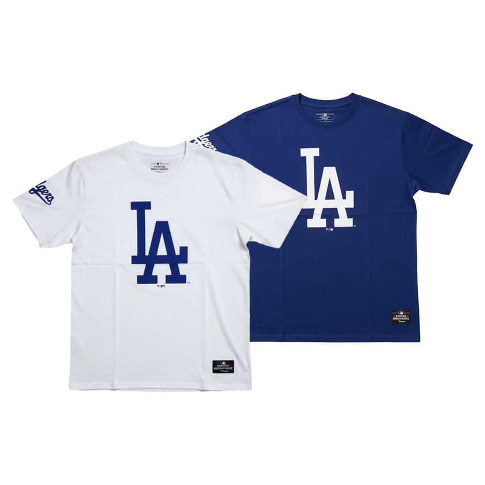 Mitchell & Ness LA OHTANI 白色 藍色 洛杉磯 道奇隊 大谷翔平 17號 棒球 短T【MBPTS525213】