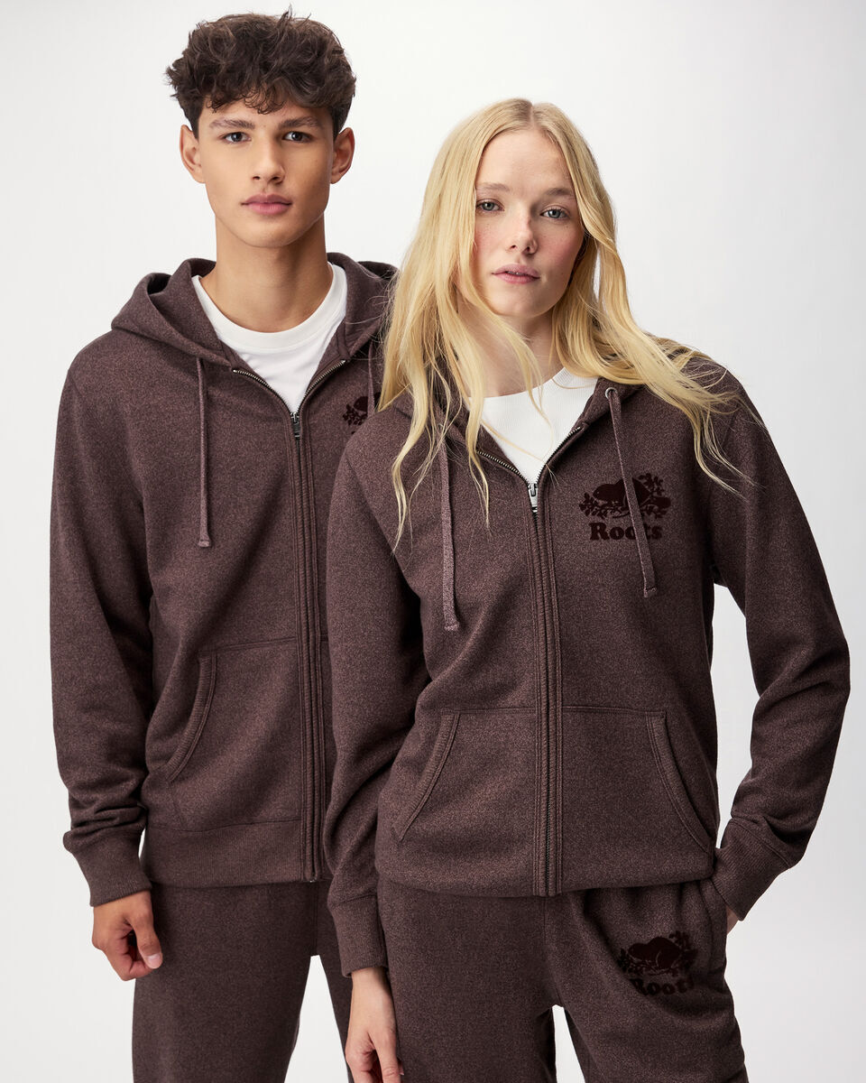 ROOTS 大人(Unisex) 經典款 海狸 刷毛 連帽外套 (4色)