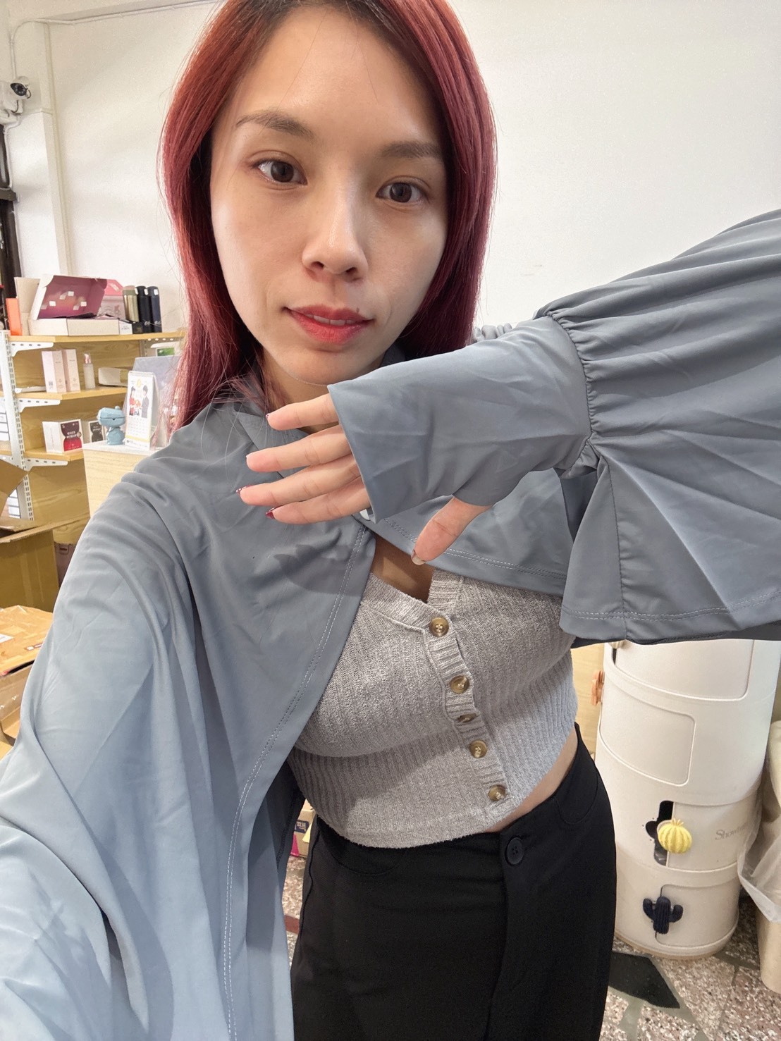 公主寬袖涼感防曬披肩外套(多色可選)