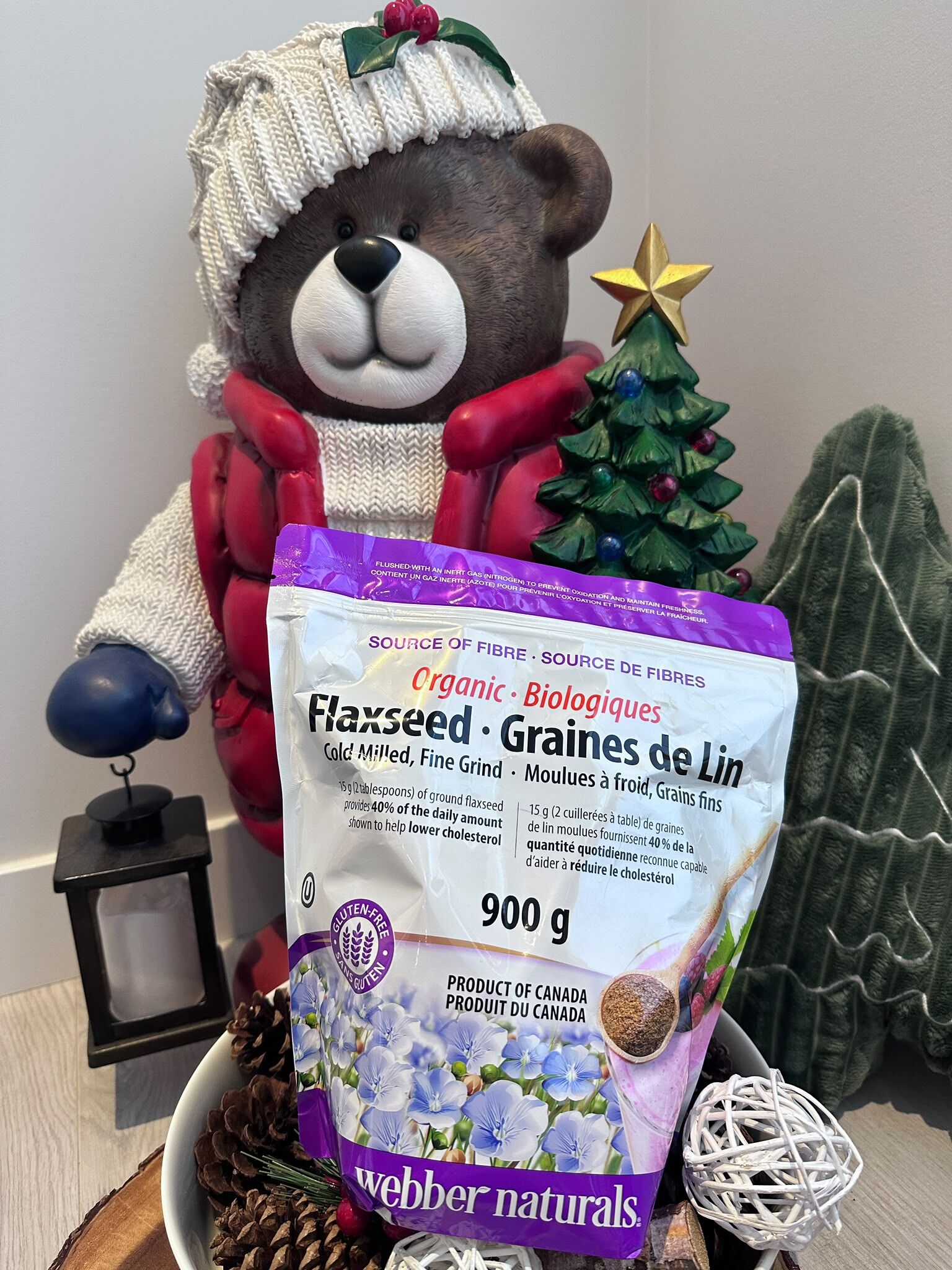 WT23 WN Flaxseed 有機亞麻籽粉 900g  **到期日: 約 2027/06 (特價貨品購買至10月19日晚上11:59)