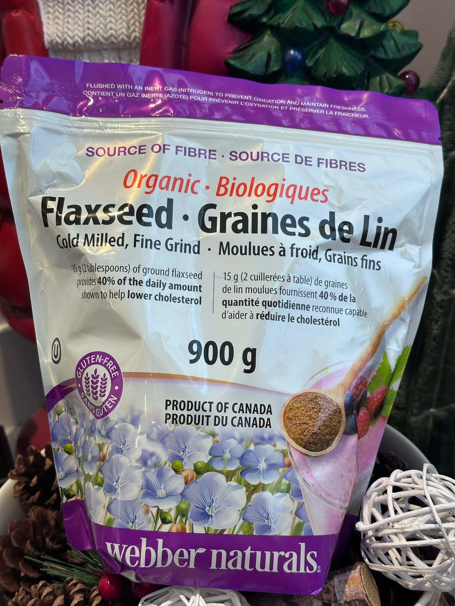 WT23 WN Flaxseed 有機亞麻籽粉 900g  **到期日: 約 2027/06 (特價貨品購買至10月19日晚上11:59)