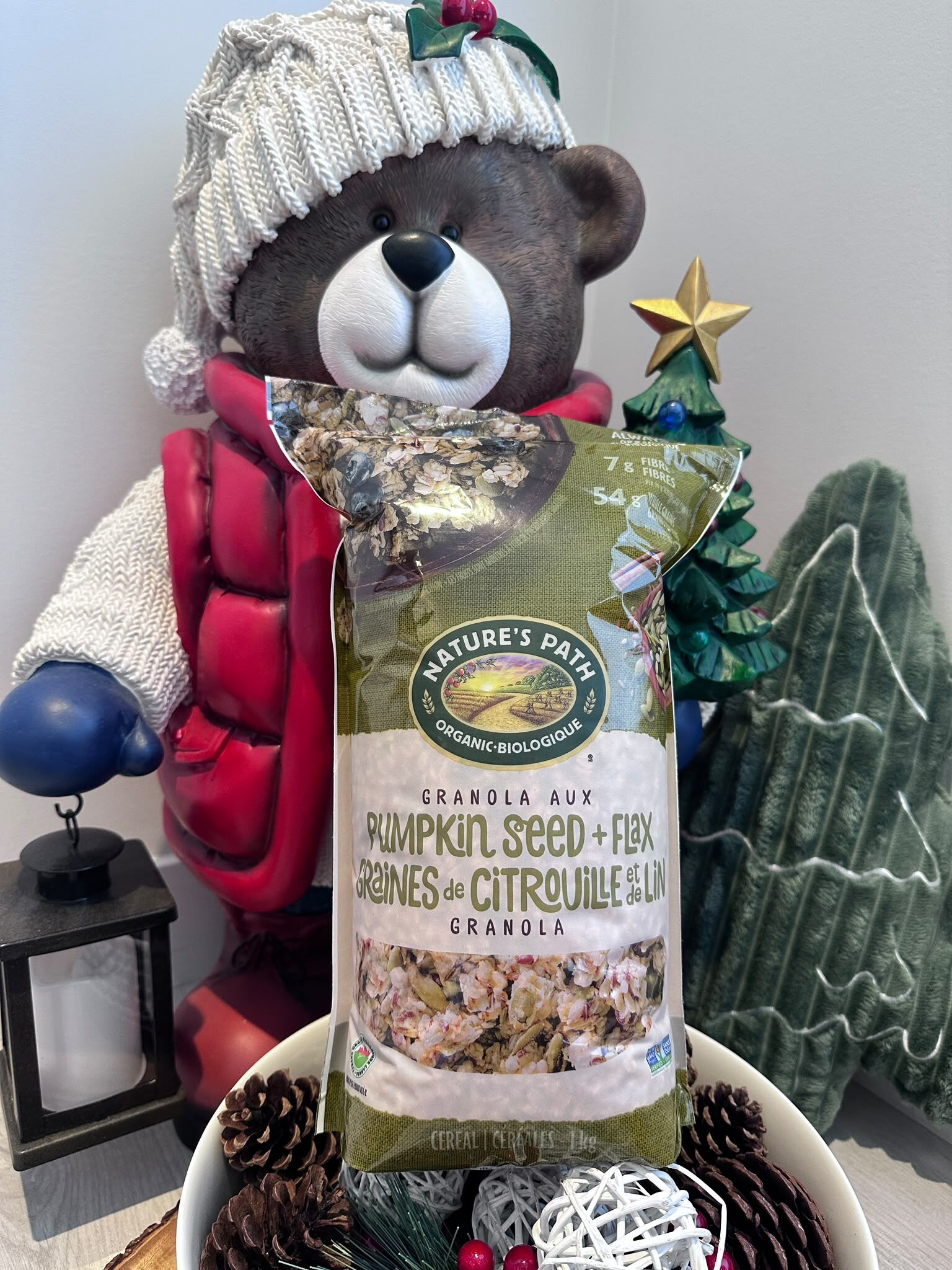 WT24 NP Pumpkin Granola 有機南瓜籽亞麻籽早餐脆脆 1kg  **到期日: 約 2027/03 (特價貨品購買至10月19日晚上11:59)