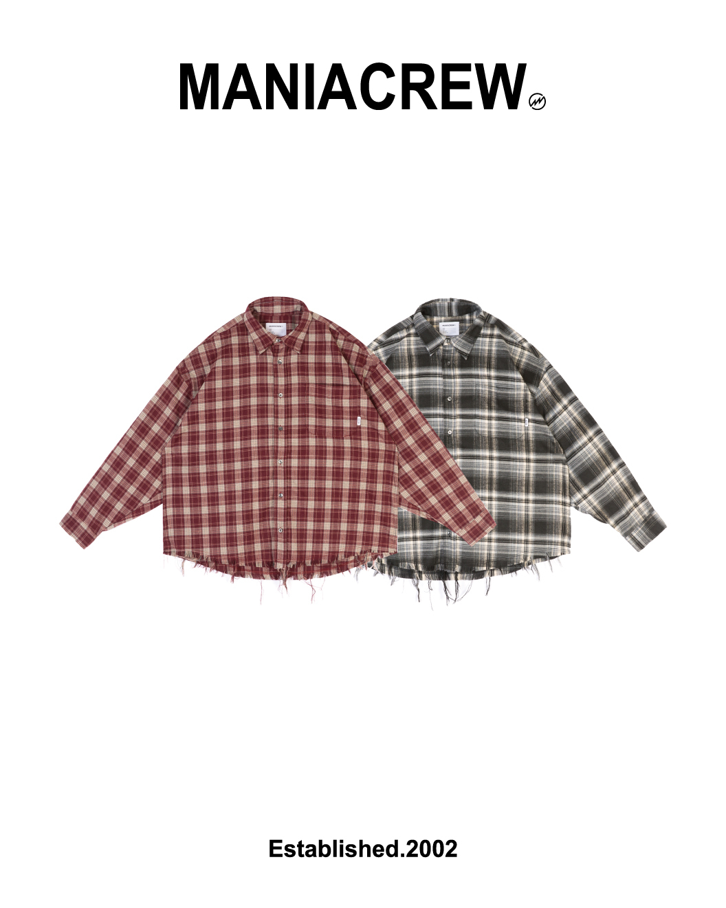 MANIA 26 A/W Plaid Pocket LS Shirt