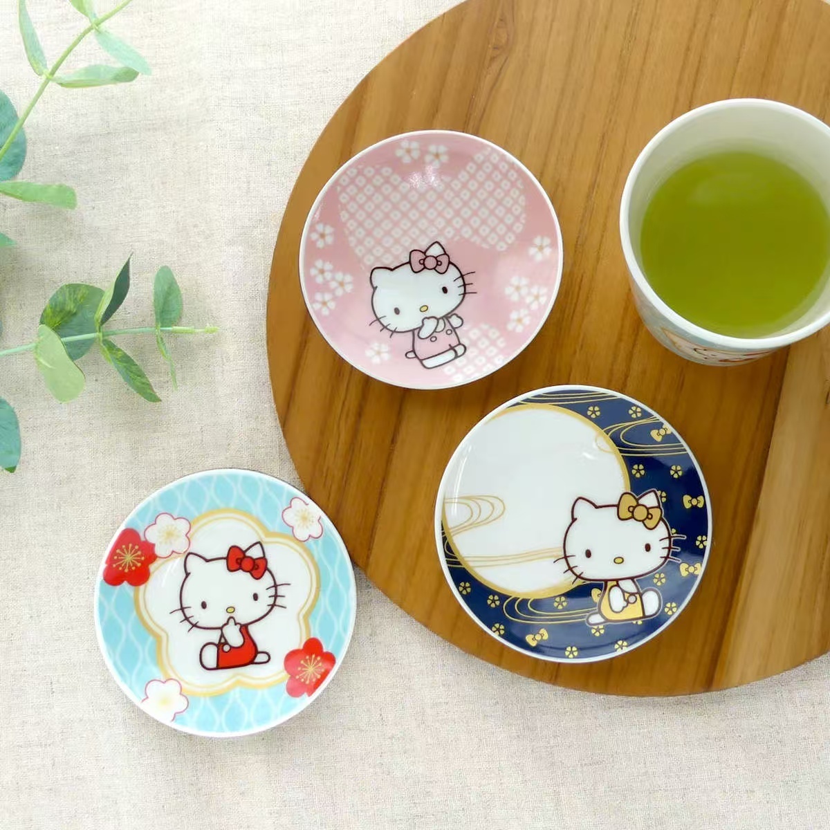 【預購】JM101511 Hello Kitty 日式陶瓷小碟系列 (9cm)