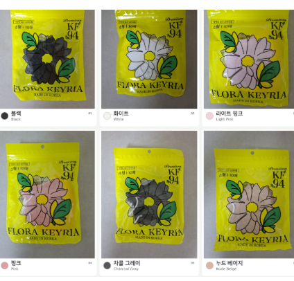 CR261014-V30-FLORA KF94立體防護口罩-04 Pink（粉色） (10個@包) (S碼)-EXP:2029