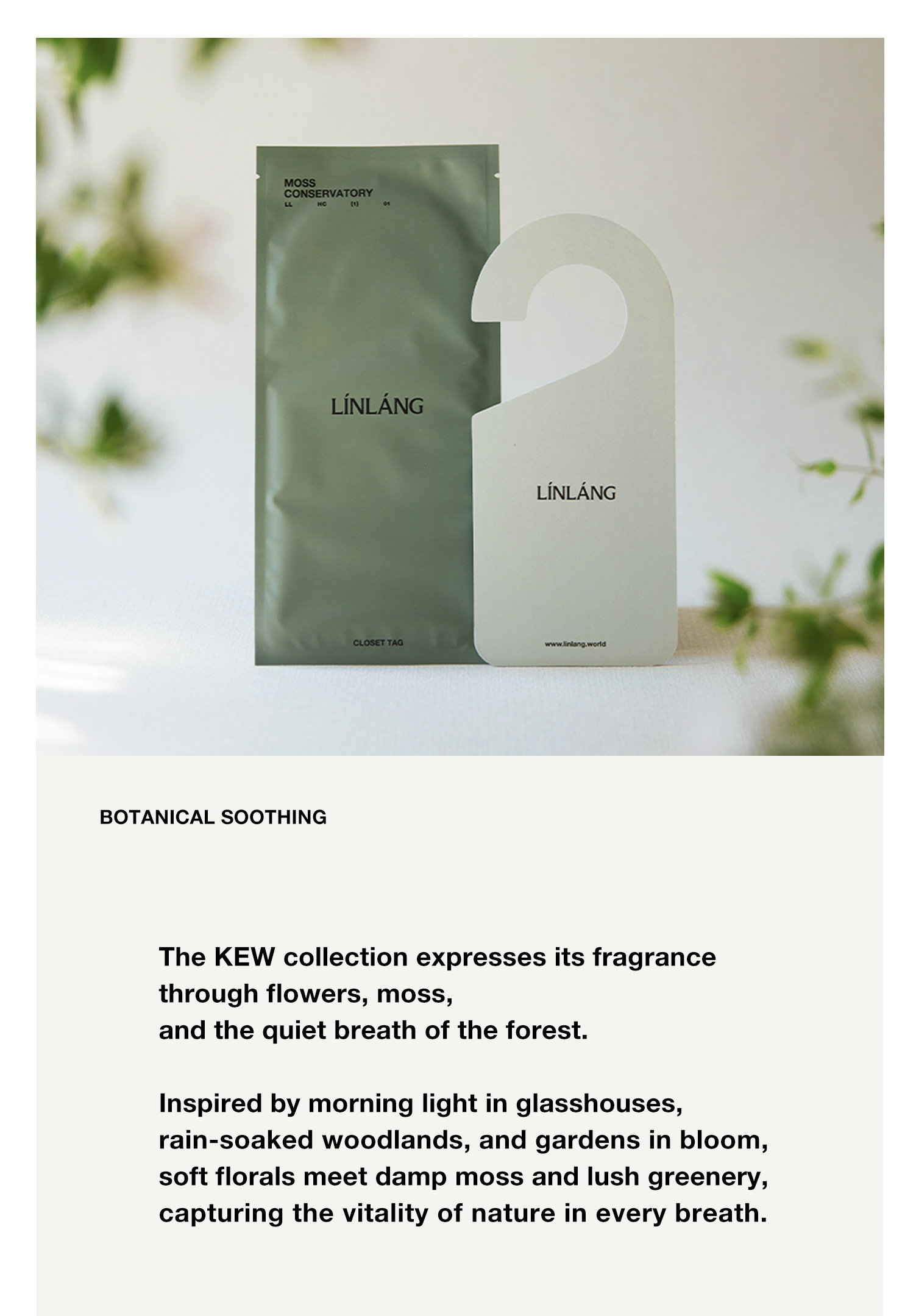 CLOSET TAG - MOSS CONSERVATORY​