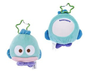 Sanrio Hangyodon Plush Mirror Keychain