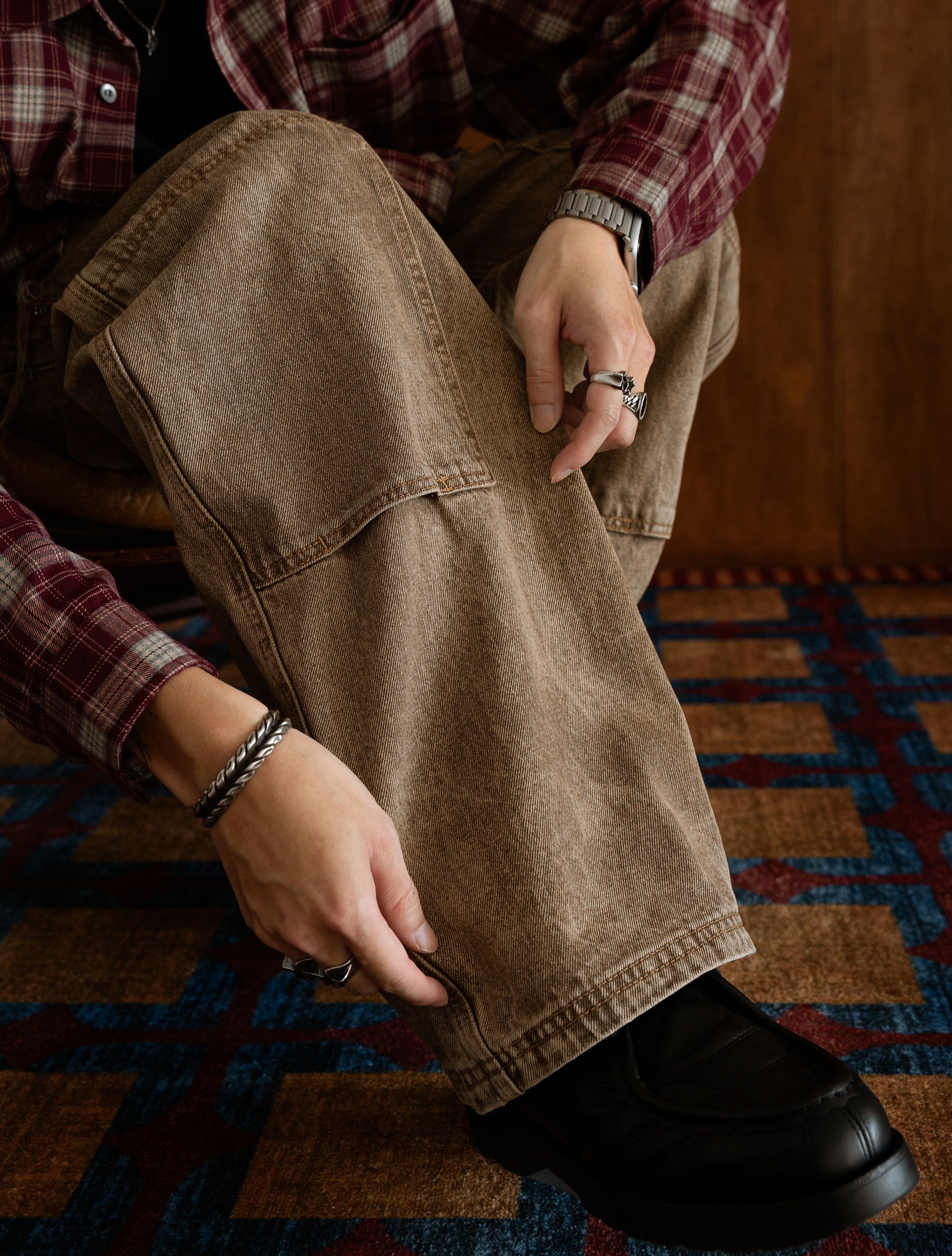 MANIA 26 A/W Double Knee Carpenter Pants