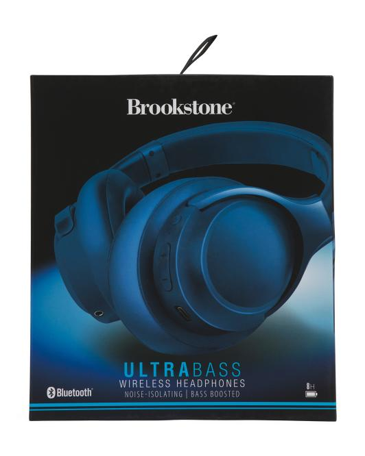 【預購】BROOKSTONE N101517 Ultrabass無線耳機