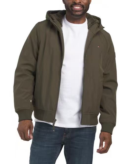 【預購】TOMMY HILFIGER N101518 男裝連帽外套 (軍綠色)