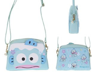 Sanrio Hangyodon Mount Fuji 2-Way Pouch with Detachable Shoulder Strap