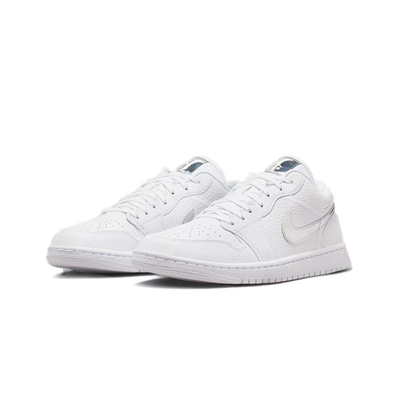 Air Jordan 1 Low SE "White Metallic Silver" W 白銀 金屬 休閒鞋 白色 女鞋 IQ9381-100 [台灣現貨]