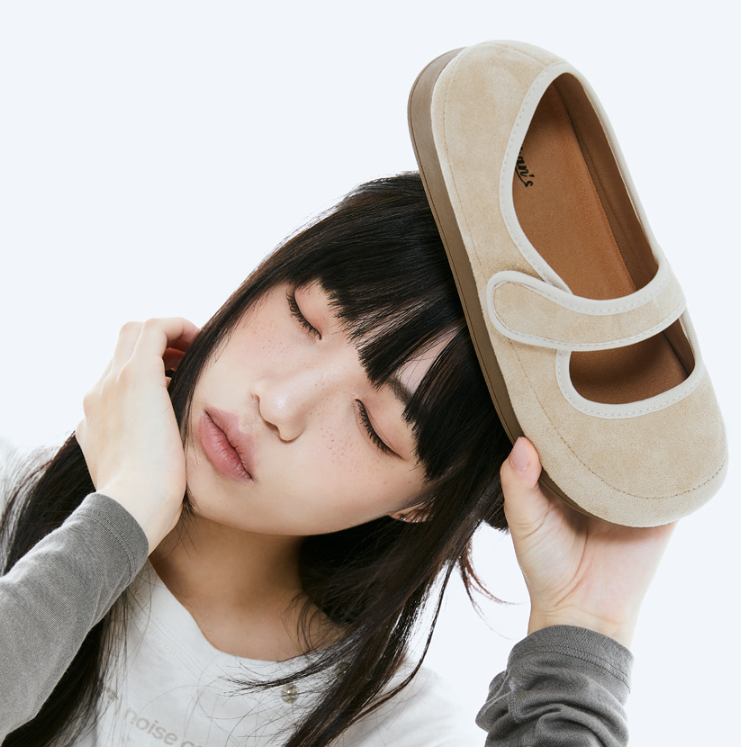 FO007 CHAAKAN 圓頭瑪麗珍樂福鞋 (建議買大一號）