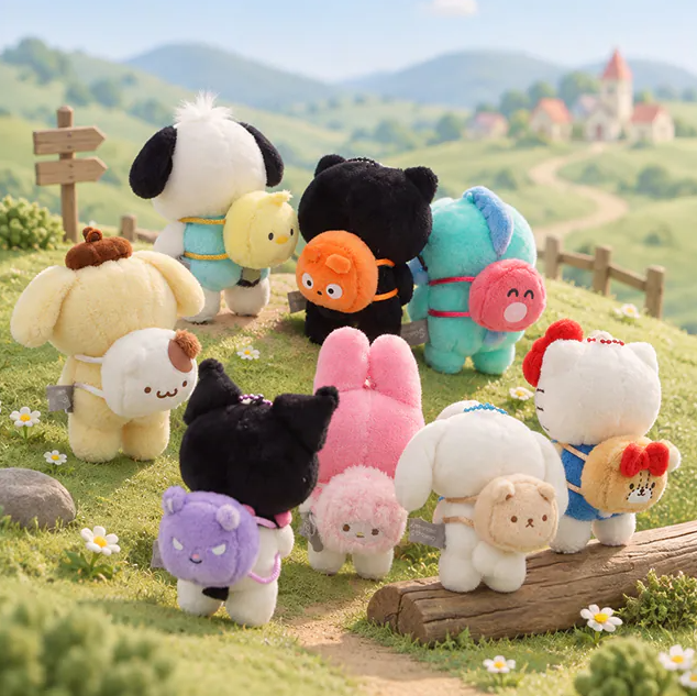 韓國限定｜SANRIO BACKPACK BAG CHARM 背包系列吊飾!
