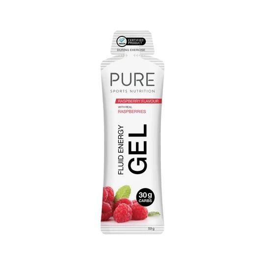 PURE 天然運動果膠 59g(覆盆莓)/30g碳水