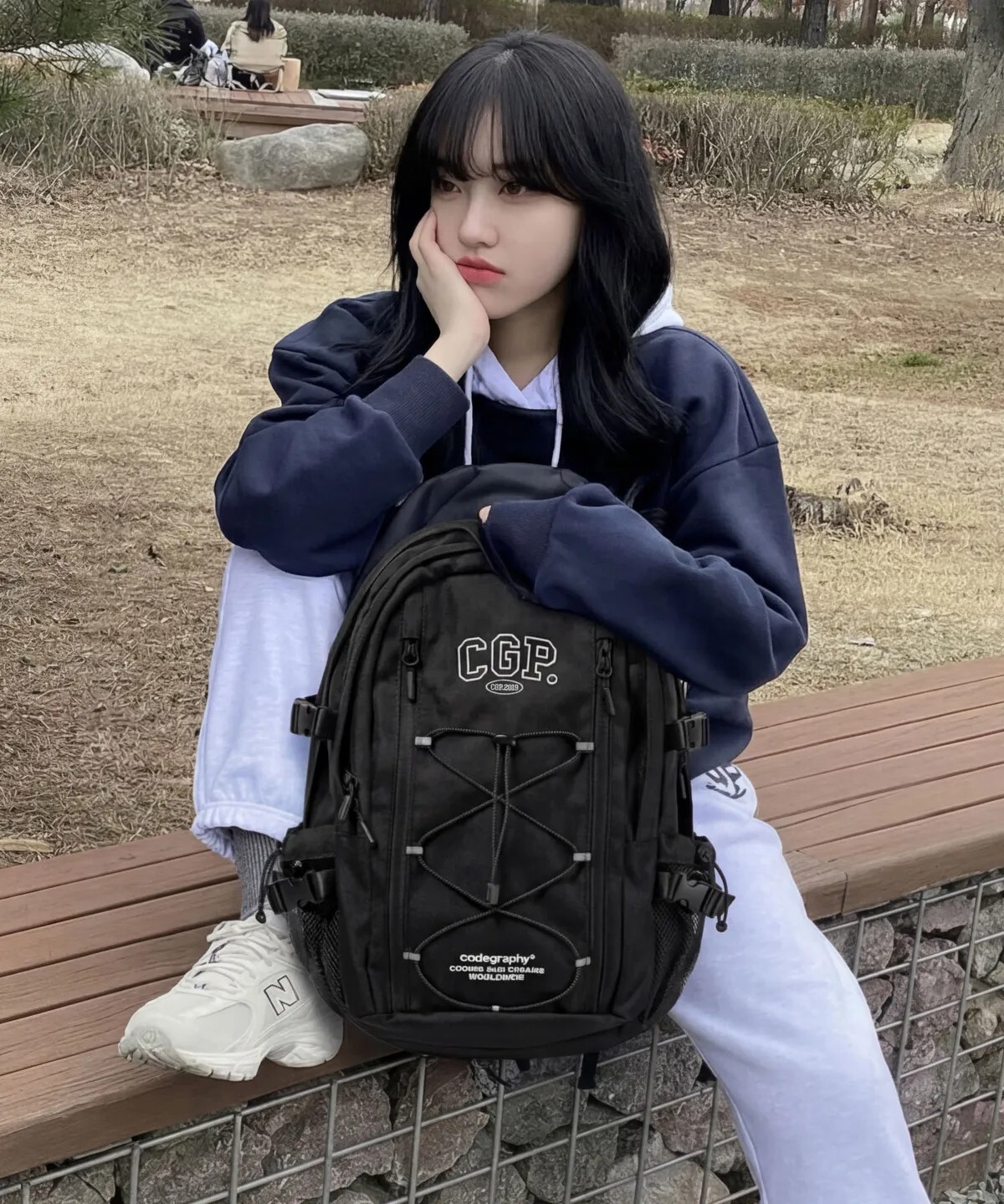 【預購】韓國代購 Code:graphy CGP 新款 CGP Arch Logo Backpack 大容量 後背包 17.5L / 34L
