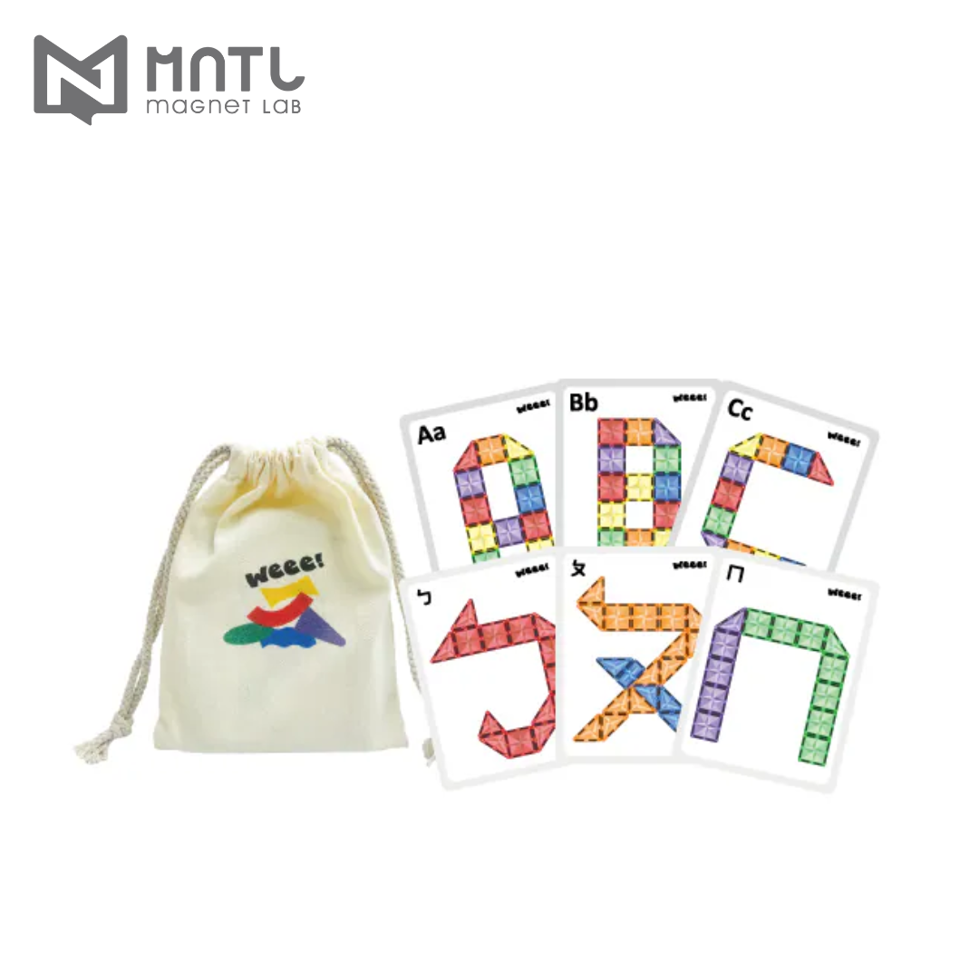 MNTL 磁力片注音字母卡 (63pcs) 附束口袋