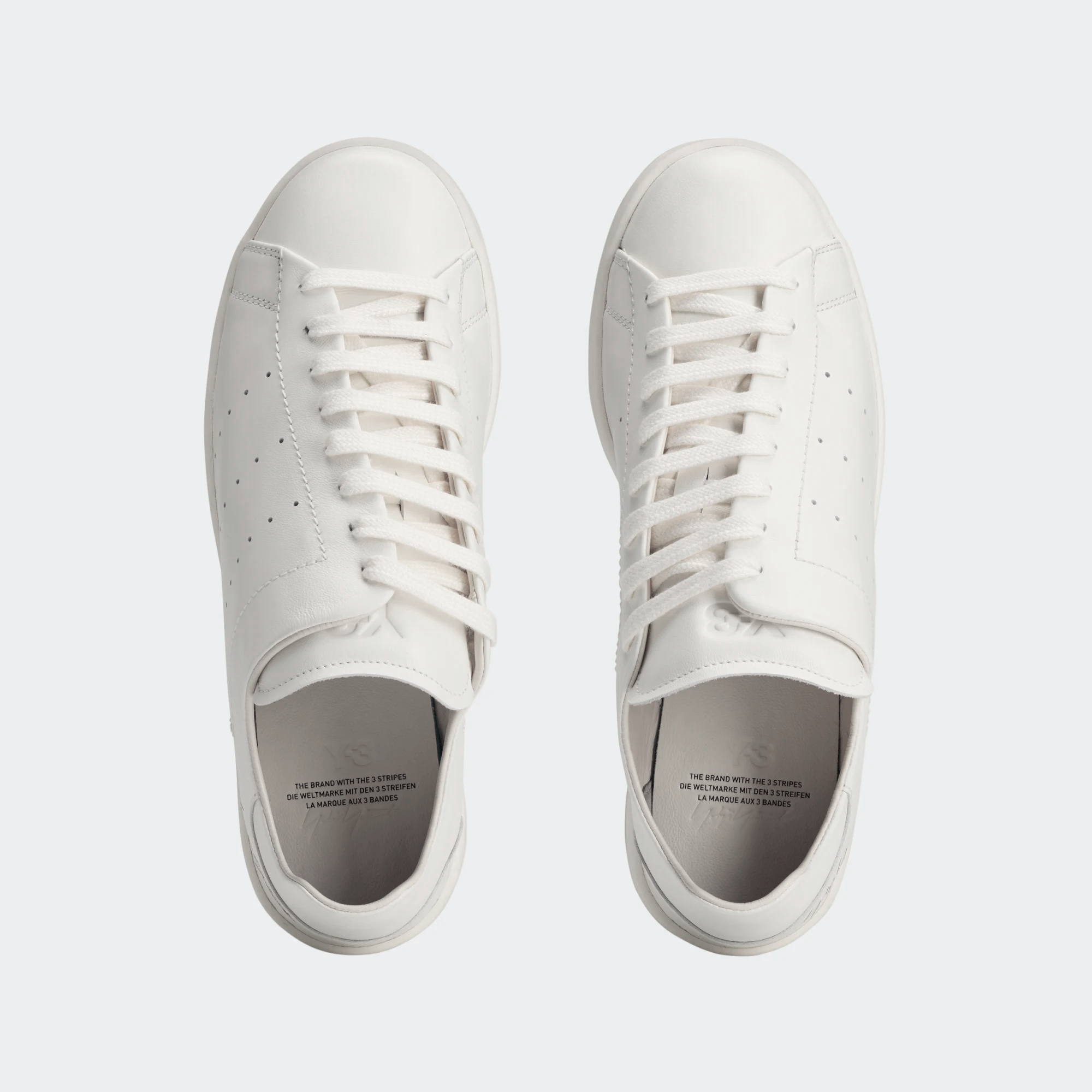 【 Y-3 DIAGONAL STAN SMITH 頂級休閒鞋 - 米白 】