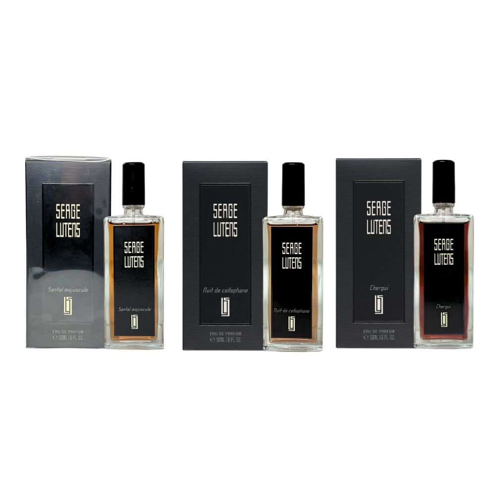 SERGE LUTENS 蘆丹氏 黑色禮服系列 大寫檀香/摩洛哥熱風/玻璃紙之夜 淡香精 50ml -任選