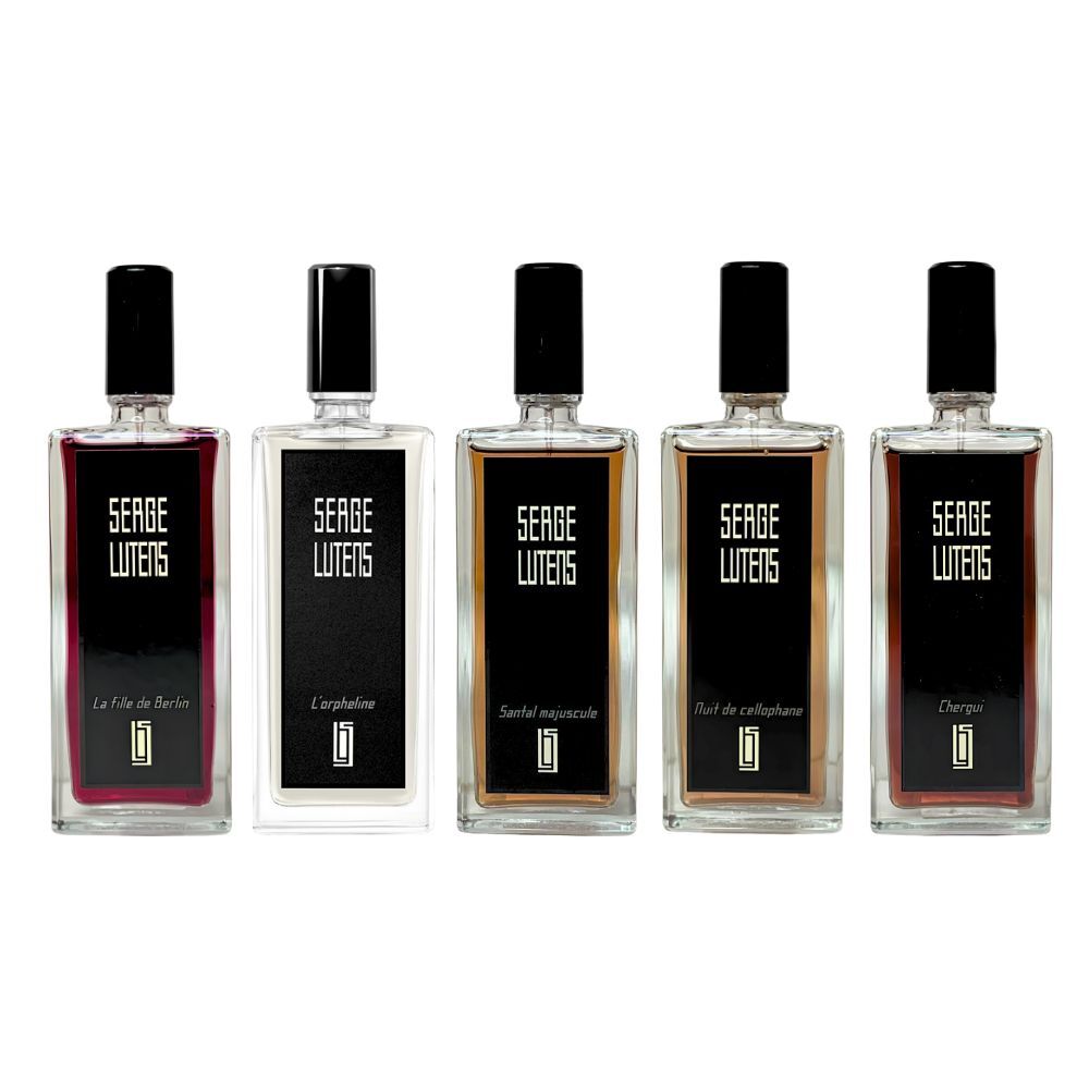 SERGE LUTENS 蘆丹氏 黑色禮服系列 柏林少女/大寫檀香/摩洛哥熱風/孤女/玻璃紙之夜 淡香精 50ml -任選 TESTER(環保盒)