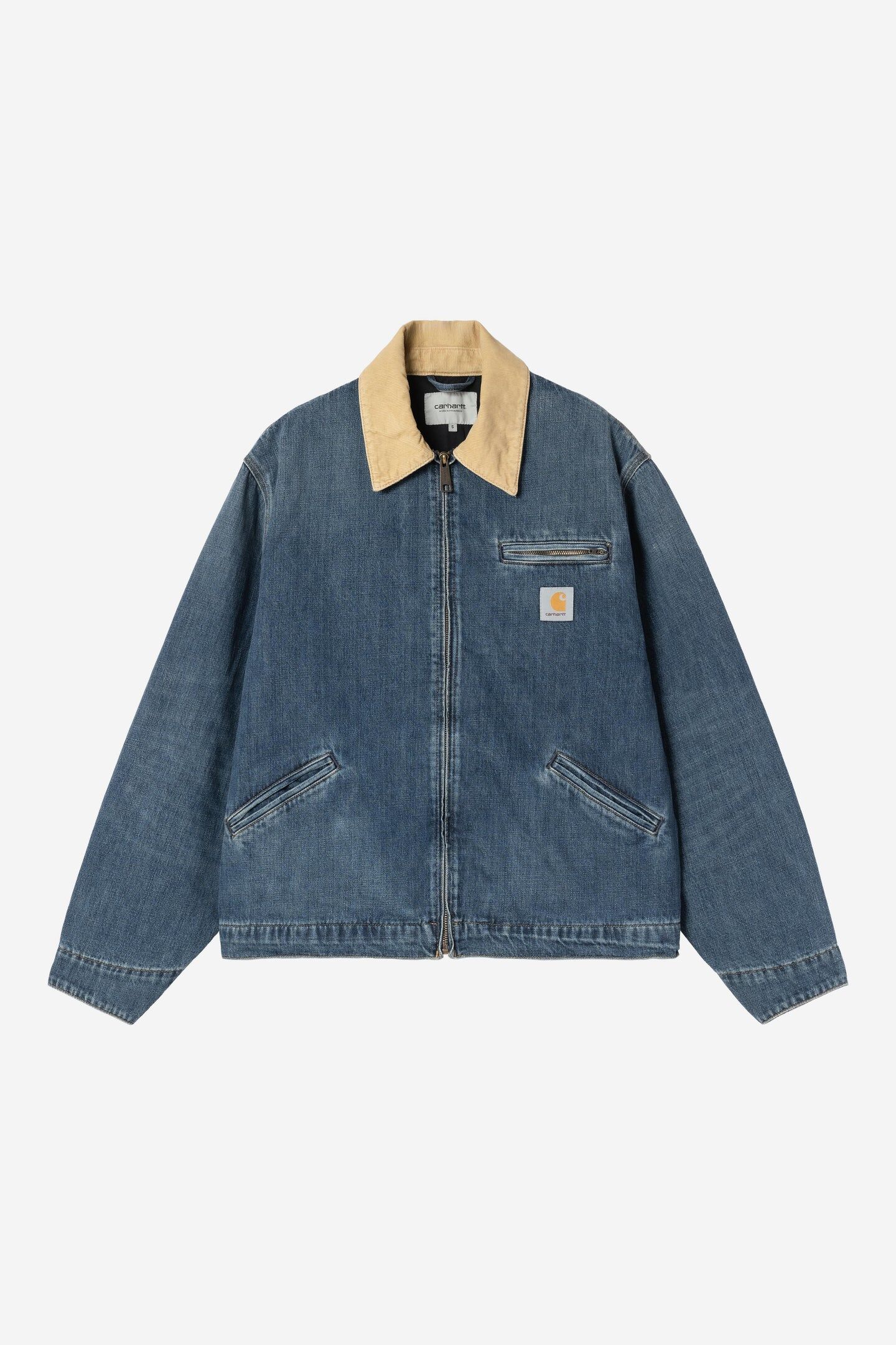 Carhartt OG Detroit Jacket - Blue / Dusty H Brown