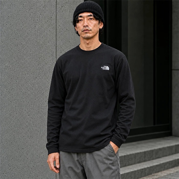 日本 The North Face Back Logo L/S Tee [NT32442]
