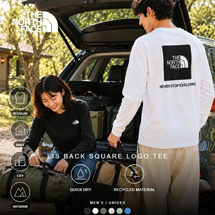 日本 The North Face Back Logo L/S Tee [NT32442]