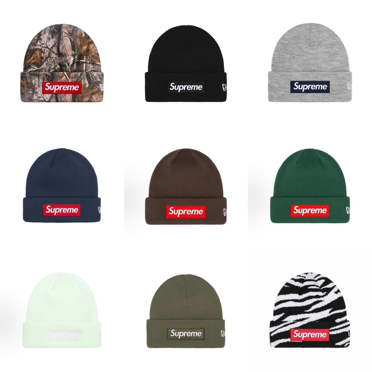 【APAIR】預購 Supreme New Era Box Logo Beanie 毛帽