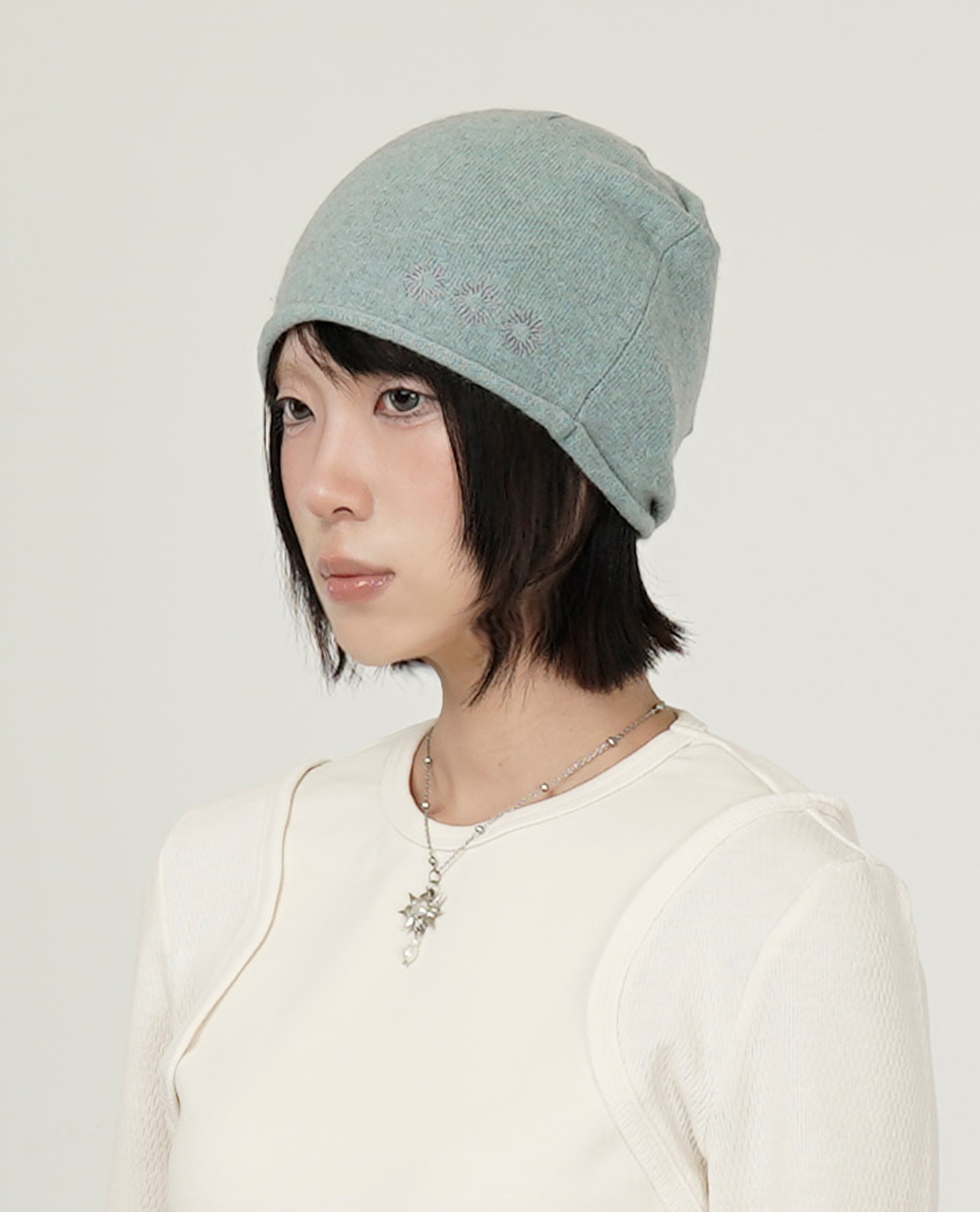999HUMANITY OVERFIT ROLLED BEANIE - 26FW