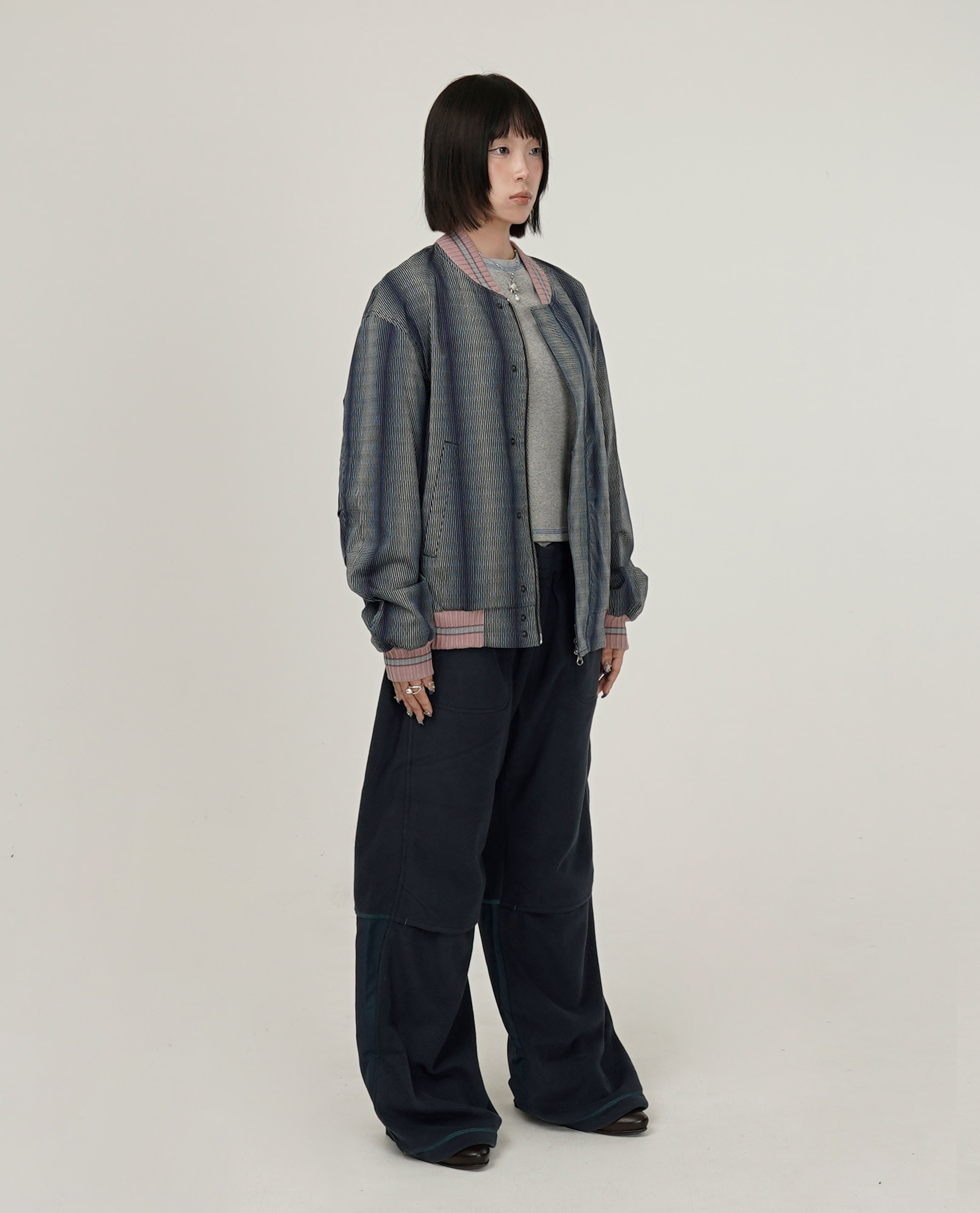 999HUMANITY ARCHIVE STRIPE BLOUSON JACKET - 26FW