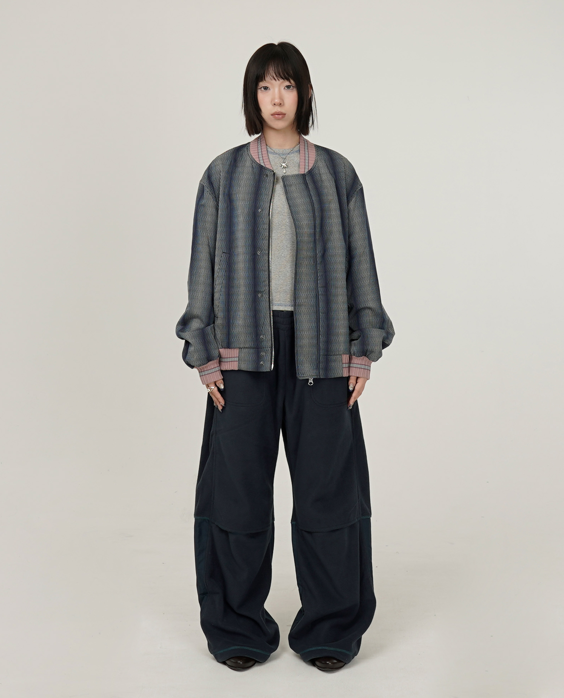 999HUMANITY ARCHIVE STRIPE BLOUSON JACKET - 26FW