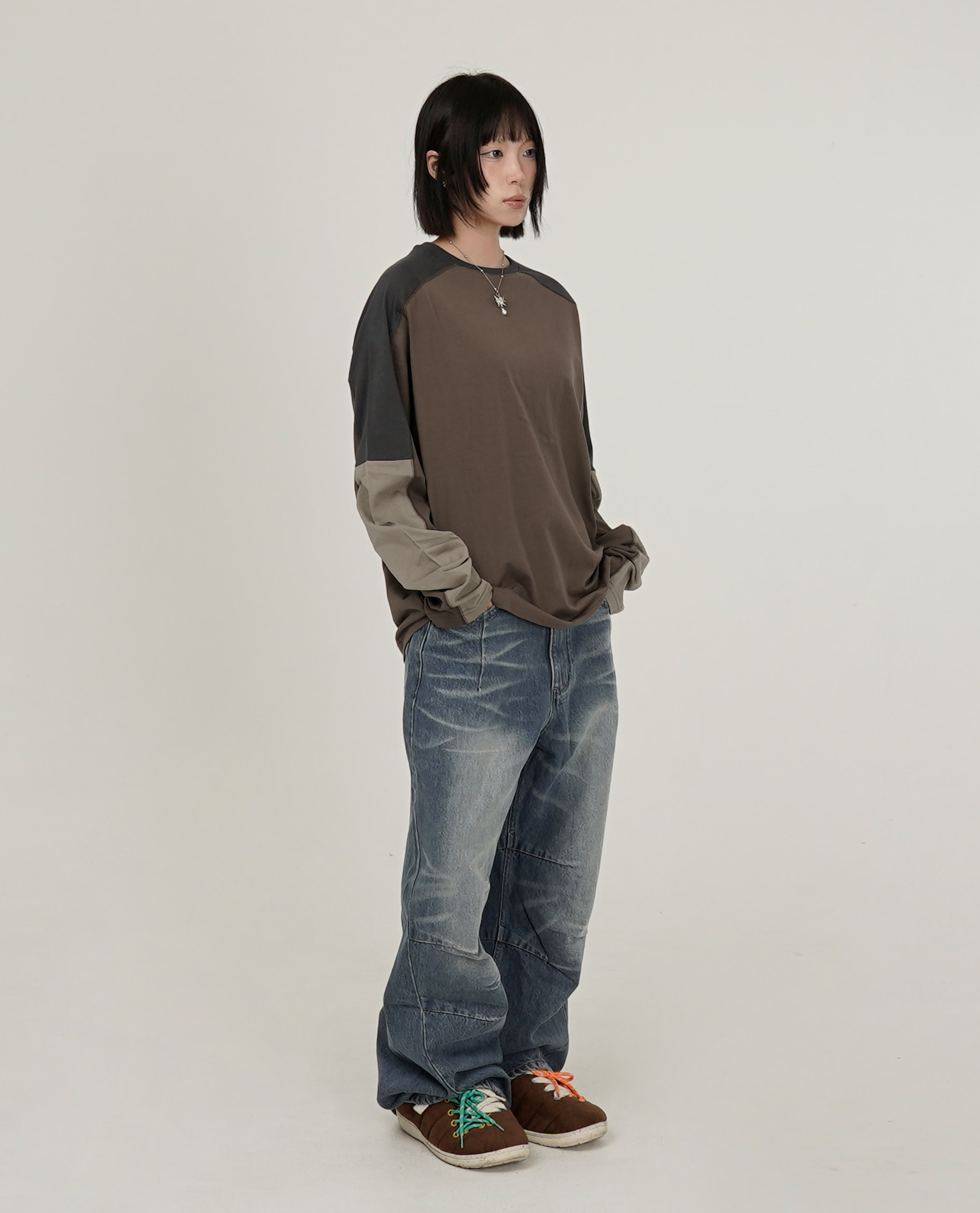 999HUMANITY ADVENTURE PLEATS DENIM PANT - 26FW