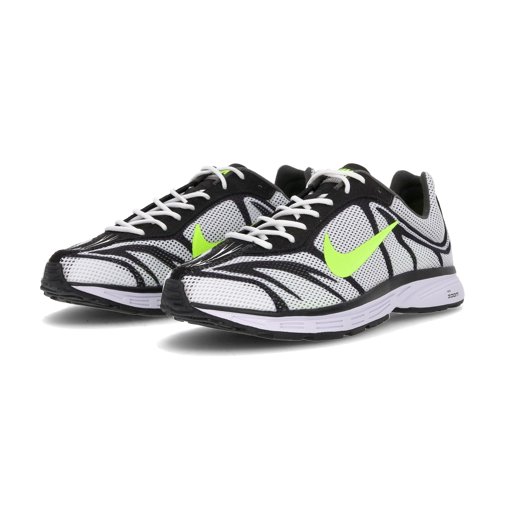 Nike Zoom Streak 3 男鞋 白螢光黃色 斑馬紋 輕量 舒適 運動 休閒 慢跑鞋 IQ8012-100