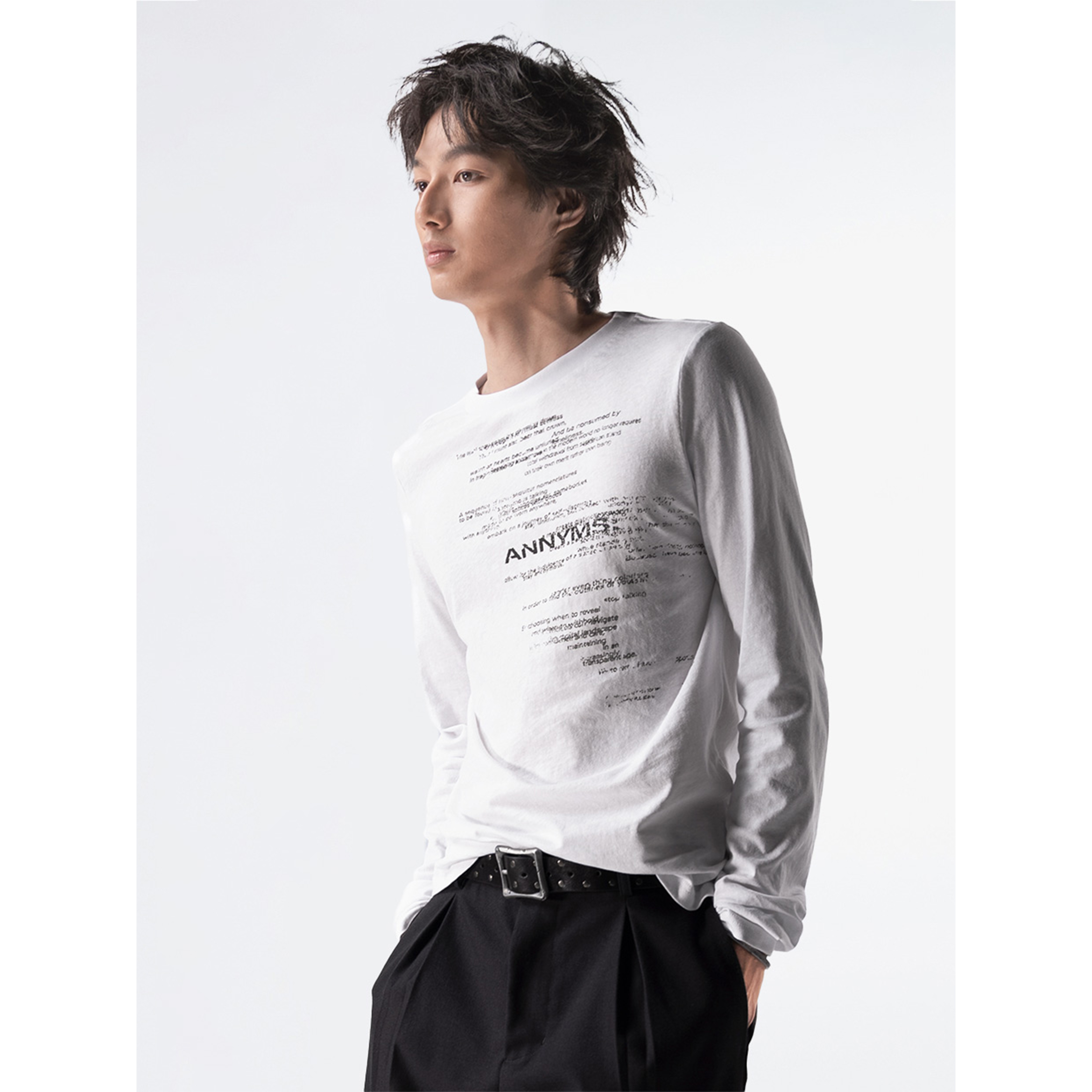 Anonymous Talking Unwritten Letters Tee 書寫圖像長袖Tee