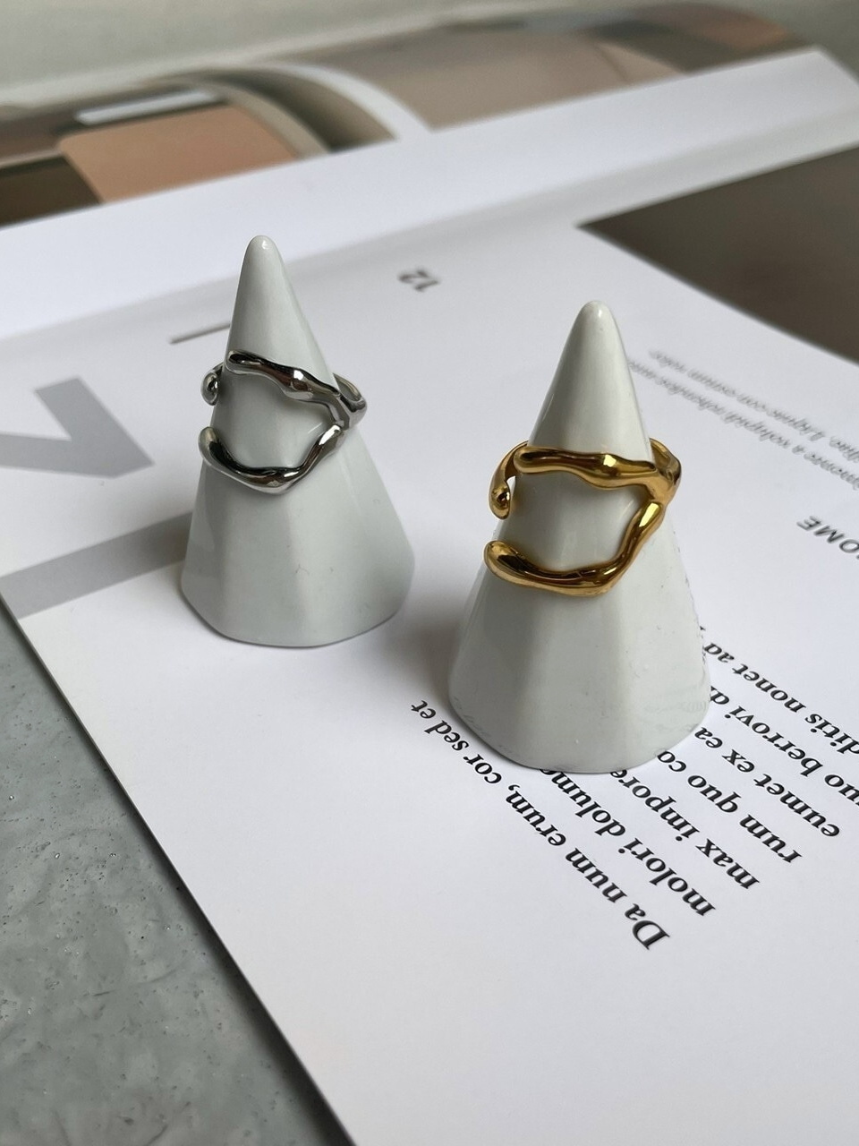 unique shape ring