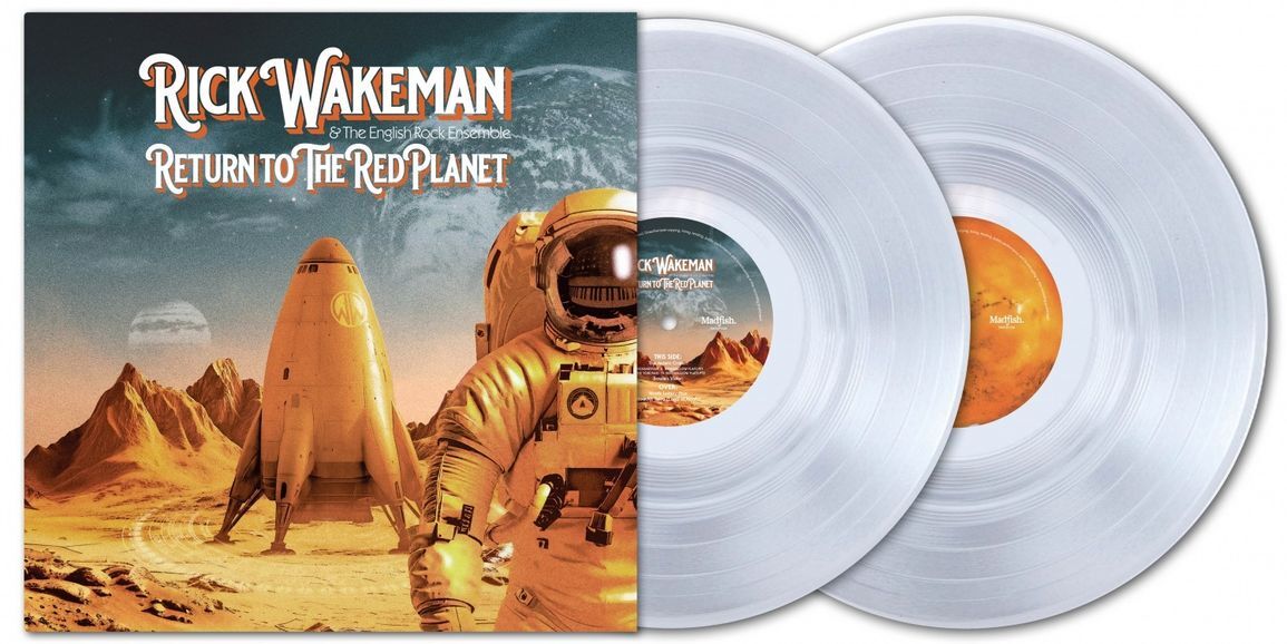 RICK WAKEMAN - RETURN TO THE RED PLANET (COLOURED CLEAR VINYL) 2LP